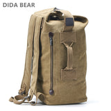 High-Capacity Canvas Backpack for Hiking Adventures
