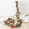 Artificial Pink Rose and Peony Chain for Home Decor