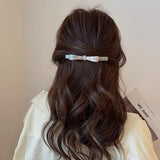 Vertical Bow Simple Hair Clip for Women