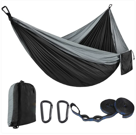 Outdoor Double Camping Hammock - 210T Parachute Nylon