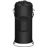 Boat Trash Can Wizcave Reusable Boat Garbage Can Portable Pontoon Boat Accessories for Storage Leakproof Boat Trash Bag with Clips fits 10-13 Gal Garbage BagsBoatingCampingRVKayakClassic Black