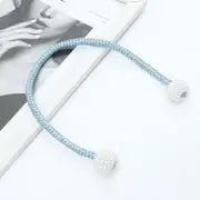 1pc Faux Pearl Magnetic Curtain Tie Back - Home Decor