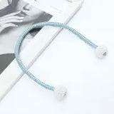 1pc Faux Pearl Magnetic Curtain Tie Back - Home Decor
