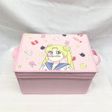 Cute Girl Drawer Organizer for Dorm Stationery Storage