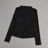 Long Sleeve Slim-Fit Fitness Jacket