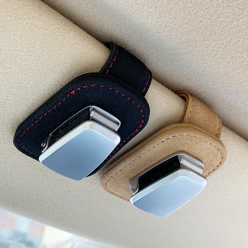 Multifunctional Car Sunglasses Holder & Case Organizer