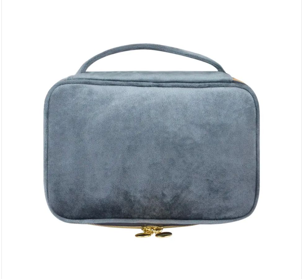 Portable Velvet Cosmetic Bag