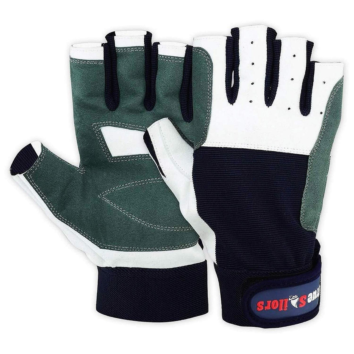 MRX Sailing Deckhand Gripy Cut Finger Gloves for Men & Women Rowing Water Ski Canoe Paddle Gloves Sailing Gear Women Paddling Gloves Cut Finger Sailing Gloves
