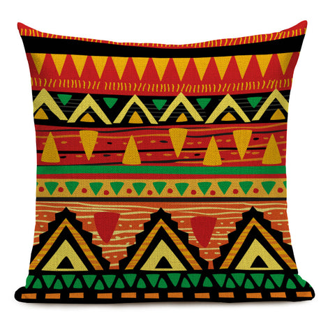 Bohemian Car Seat Cushion and Linen Pillow Cover