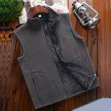 Men's Fleece Vest Jacket for Outdoor Sports Activities