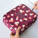Portable Toiletry Organizer Cosmetic Bag for Ladies