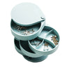 Earring Storage Box with Rotating Display Rack