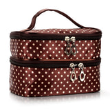 Women's Waterproof Double-layer Cosmetic Storage Bag