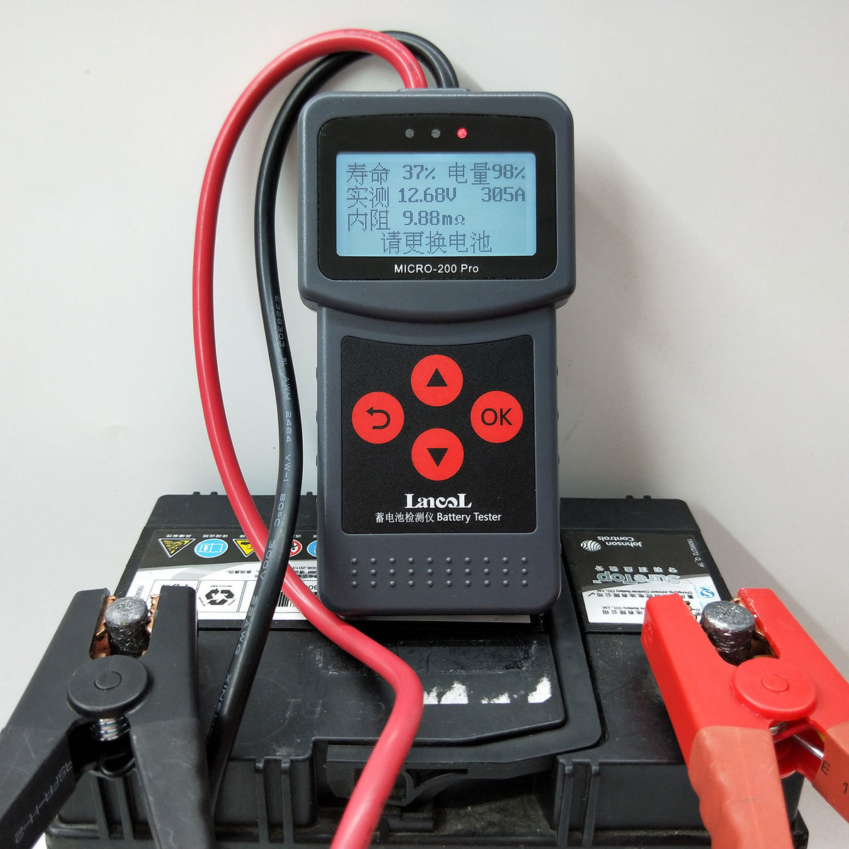 MICRO-200 PRO Car Battery Tester for 12V & 24V Systems