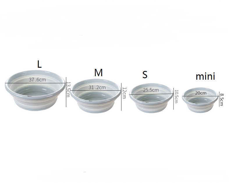 Foldable Portable Basin for Outdoor Travel