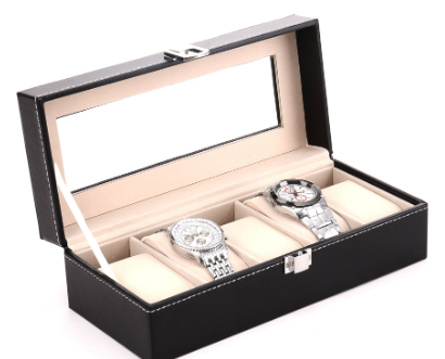 Elegant Wooden Watch and Jewelry Organizer Box