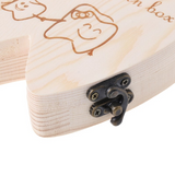 Wooden Baby Tooth Storage Box for Milk Teeth
