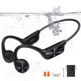 Dnniakm Swimming HeadphonesBone Conduction Headphones Bluetooth 5.4IPX8 Waterproof32G Memory Sports HeadphonesUnderwater Headphones with MP3-Player for SwimmingOpen Earphones for Swimming Running