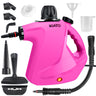 Kiato Handheld Steam Cleaner 10 in 1 Handheld Steamer for Cleaning Upholstery Steam Cleaner for Surface Cleaning Home Sofa Car Office (Purple)