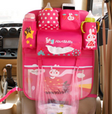 Car Seat Back Organizer with Japanese Cartoon Design