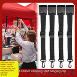 Outdoor Camping Tent Clip with Lantern and Hooks