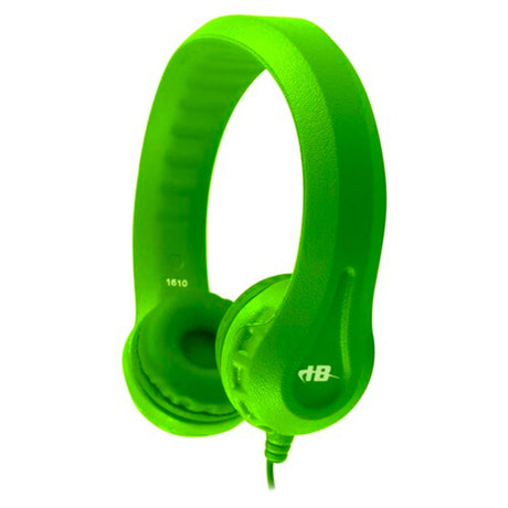 Hamilton Buhl Kids Durable Foam Headphones Childrens Headphones for Classroom Lime Green (Kids-GRN)