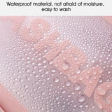 Clear Pink Toiletry Bag for Travel Essentials Organizer