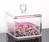 Acrylic Storage Box for Cotton Pads and Swabs