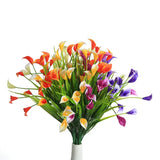 6pcs Artificial Lily Faux Flowers for Home Decor