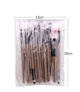 15-Piece Makeup Brush Set for Eyeshadow and Beauty