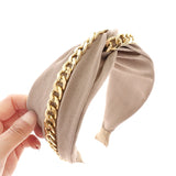Fashion Chain Cross-Knotted Hair Accessory Headband