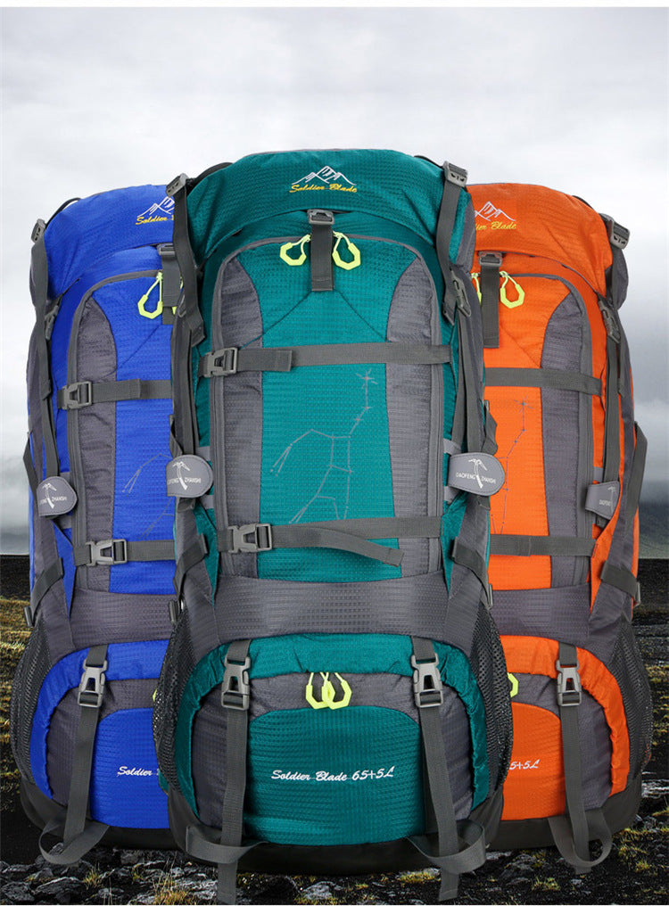 70L Waterproof Hiking Backpack for Men and Women