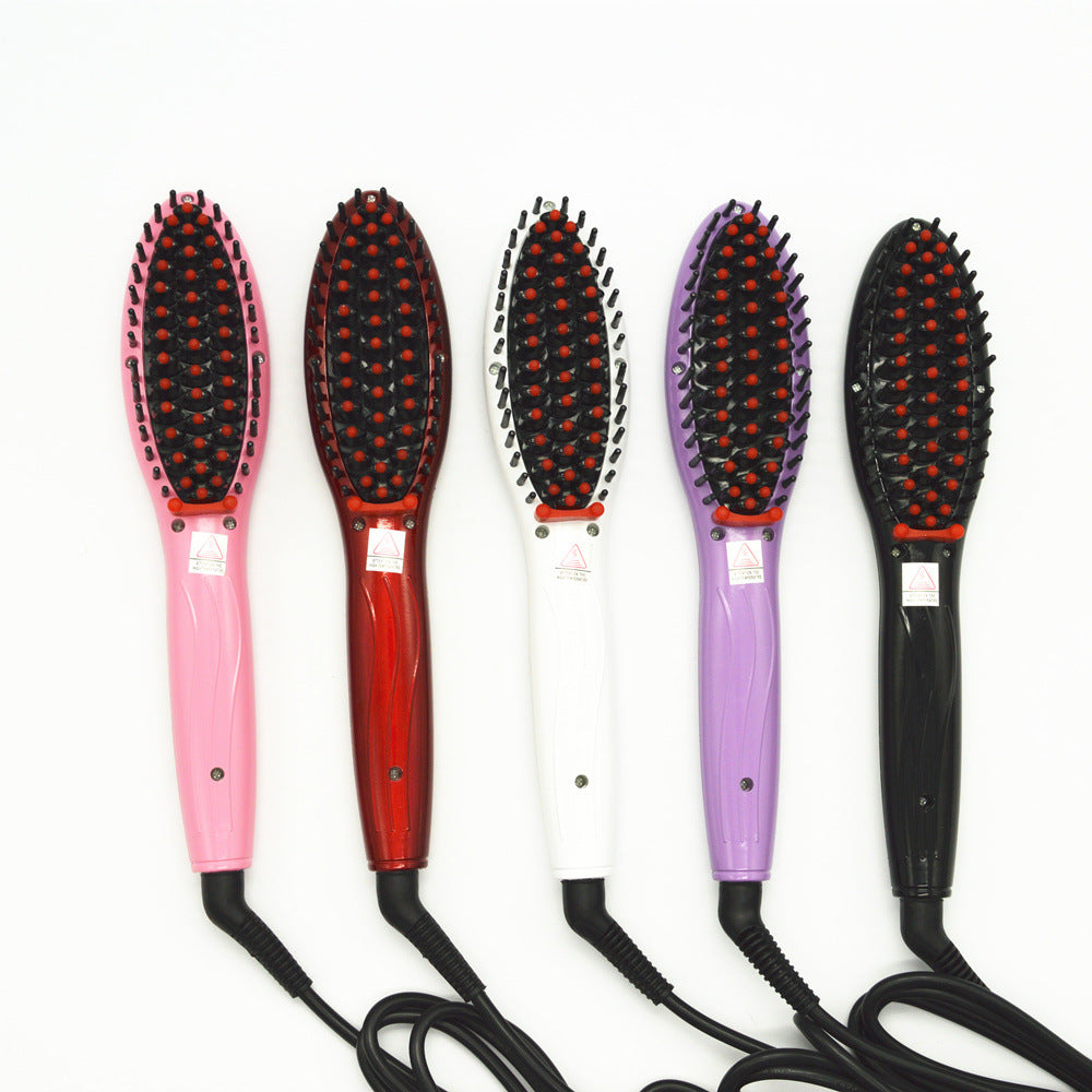 Hair Straightening Brush - Electric Styling Tool