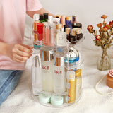 Rotating Acrylic Makeup Organizer for Vanity Table