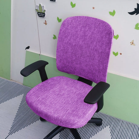 Simple Stretchable Office Chair Cover Set