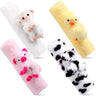 Datanly 4 Pcs Animal Car Seat Belt Covers Plush Seat Belt Strap Cover Soft Seatbelt Shoulder Pads Seat Belt Cushion Decorative Padded Vehicle Accessory for Kids Christmas Gifts Safe in Car(Farm)