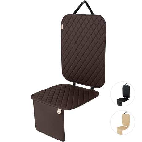 MomnLittle Car Seat Cover Waterproof Non-Slip Car Seat Protector Mat for Child Safety Car Seat (Brown)