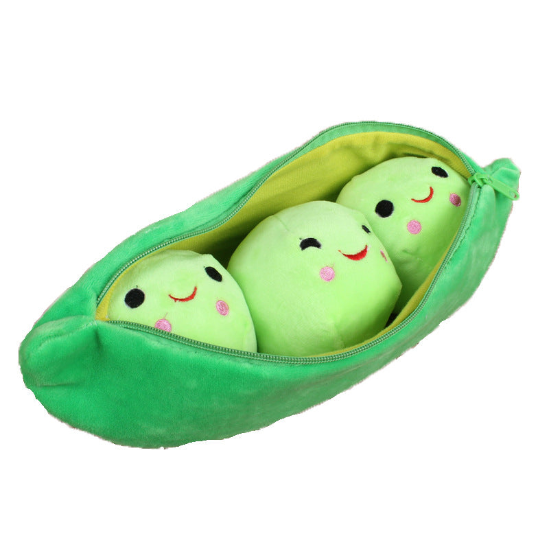 Plush Toy Pea Pod Pillow Cushion