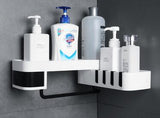 Wall-Mounted Bathroom Storage Rack for Toiletries