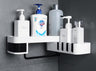 Wall-Mounted Bathroom Storage Rack for Toiletries