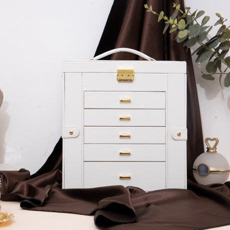 Luxury Leather Jewelry Storage Box