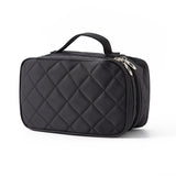 Double Layer Cosmetic Bag for Travel and Makeup Storage