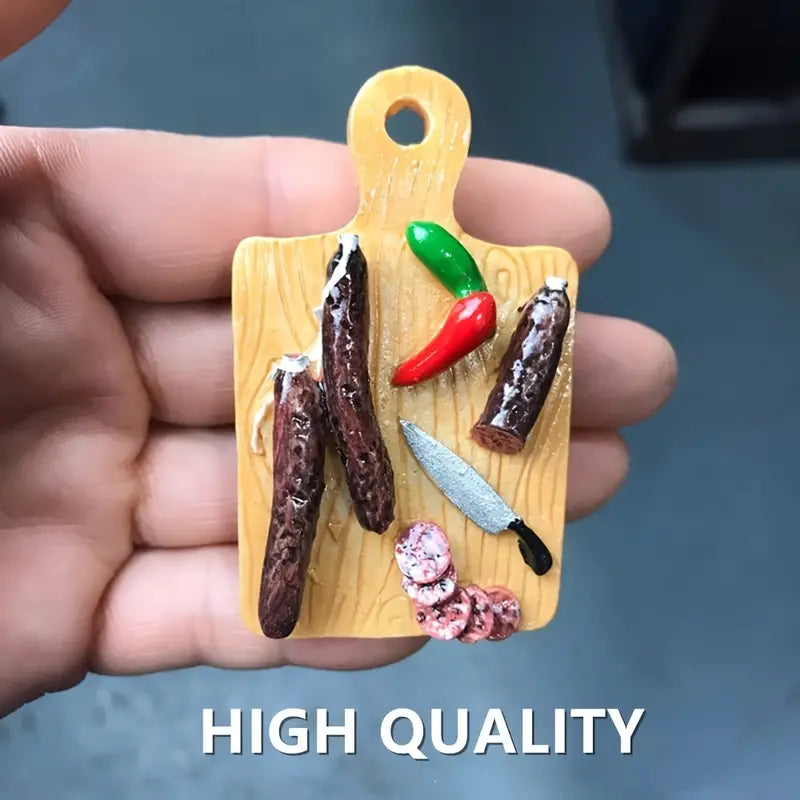 10pc Funny Food Style Fridge Magnets for Home Decor