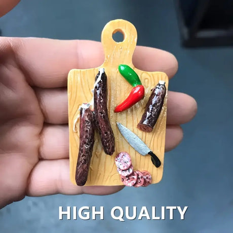 10pc Funny Food Style Fridge Magnets for Home Decor