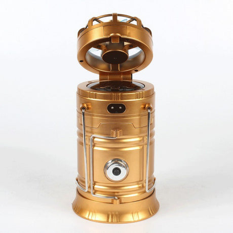 Outdoor Camping Gear: Long-lasting Lantern & Solar Fan