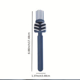 Curly Hair Massage Cleaning Brush with Hollow Design
