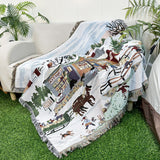 Bohemian Outdoor Camping Blanket and Picnic Mat