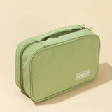 Stylish Green Makeup Bag for Organizing Beauty Essentials