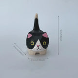 Mini Cat Figurine - Desktop Home Decor (1 Piece)
