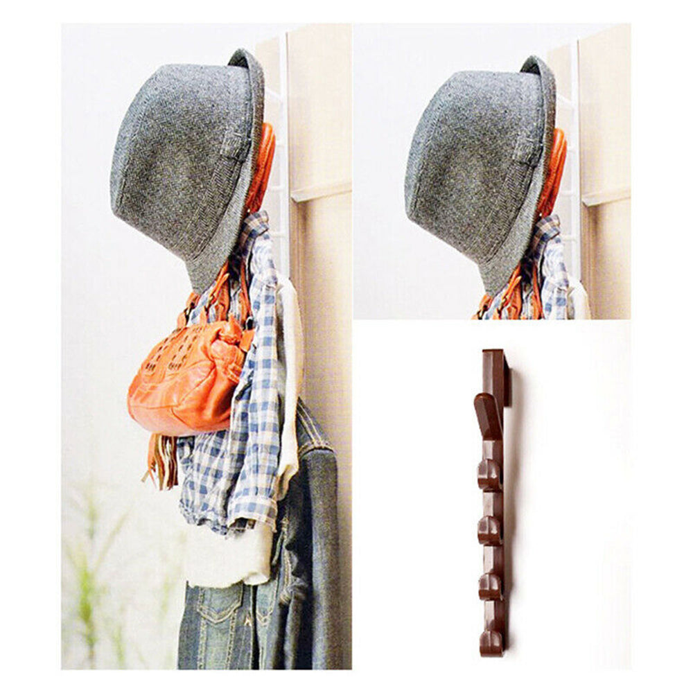 Multi-purpose Five-segment Hook Rack Organizer